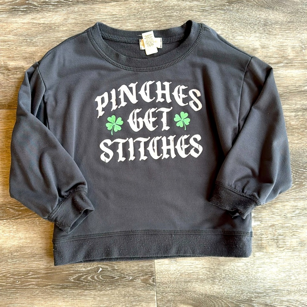 Dark Grey St. Patrick’s Day Sweater 🍀